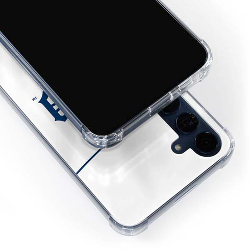 MLB Detroit Tigers Home Jersey Galaxy A35 5G Clear Case